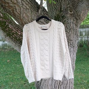 Ultra Soft Knit Cream Sweater